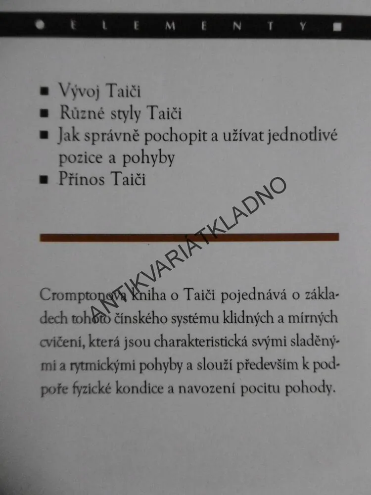 TAIČI, PAUL CROMTON, CVIČENÍ, SPORT, **an