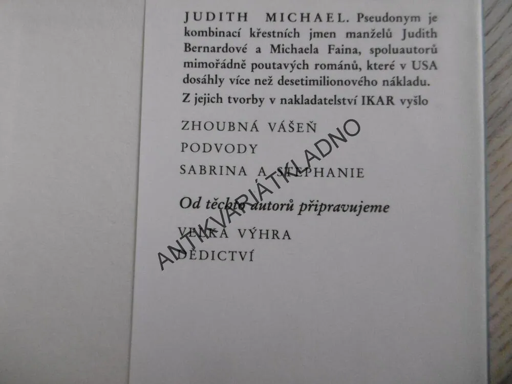 MAJETKY, JUDITH MICHAEL, **an