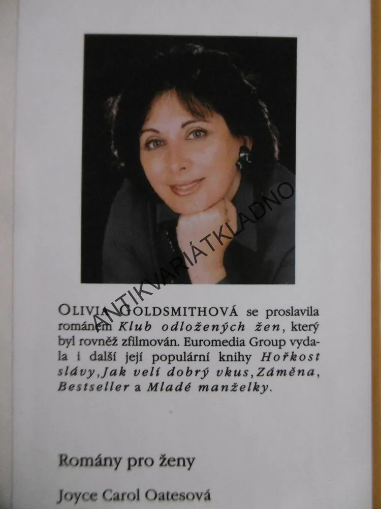 FRAJEŘI, OLIVIA GOLDSMITHOVÁ, **an