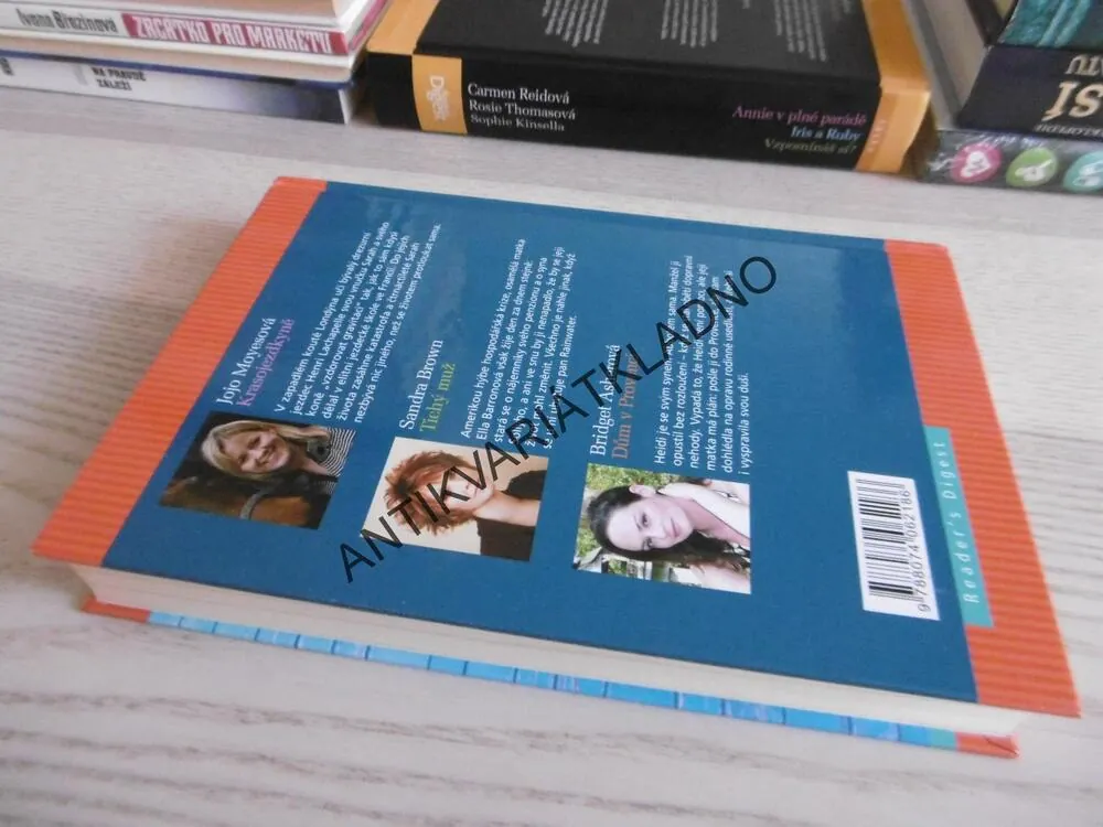 KRASOJEZDKYNĚ, JOJO MOYESOVÁ, TICHÝ MUŽ, SANDRA BROWN, DŮM V PROVENCI, BRIDGET ASHEROVÁ, **an