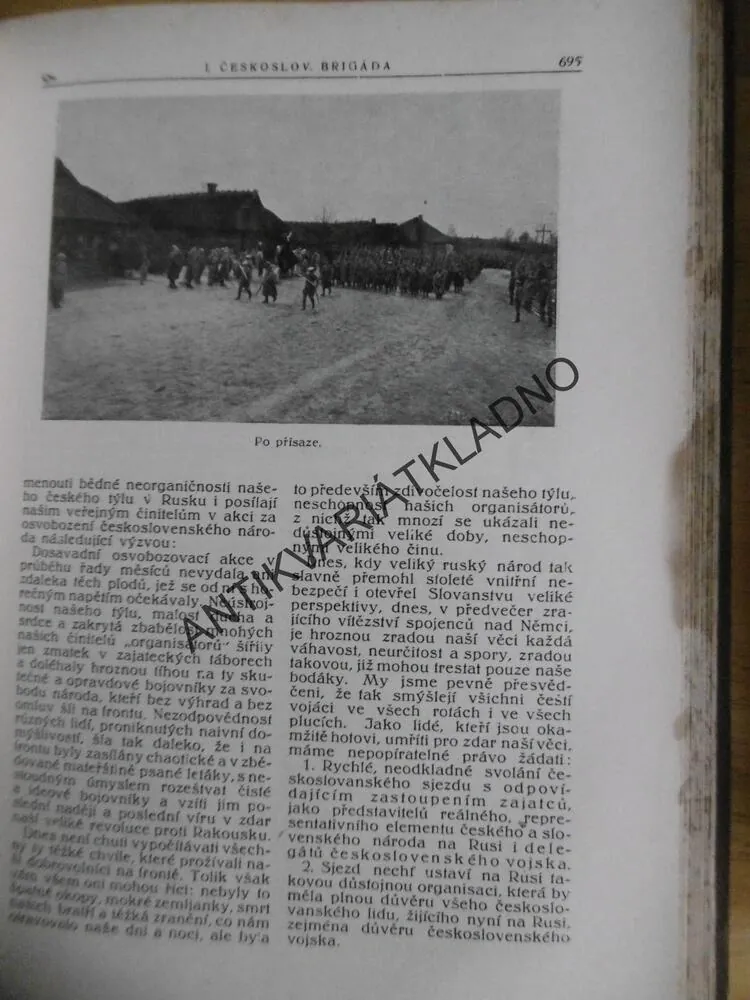 ZA SVOBODU, 1-2, LEGIE, VÁLKA 1914-1920 RUSKO
