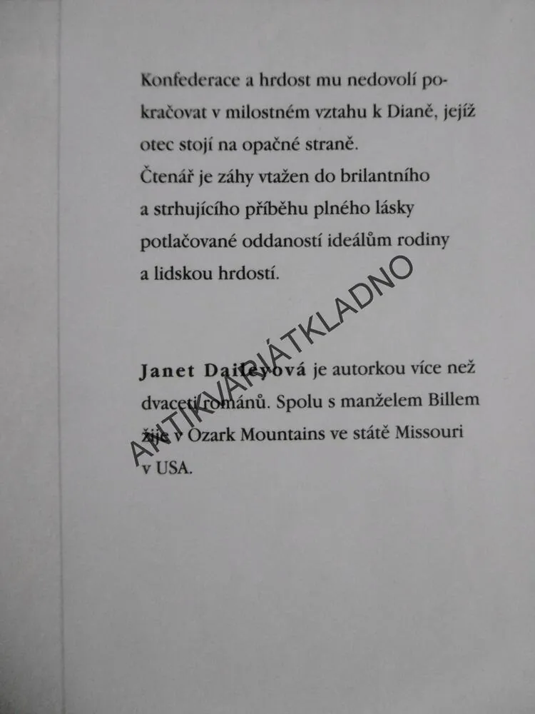 DĚDICTVÍ, JANET DAILEYOVÁ, **an