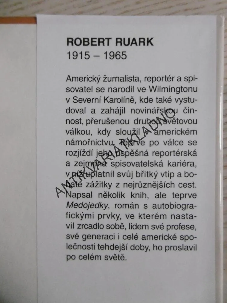 MEDOJEDKY, ROBERT RUARK, **an