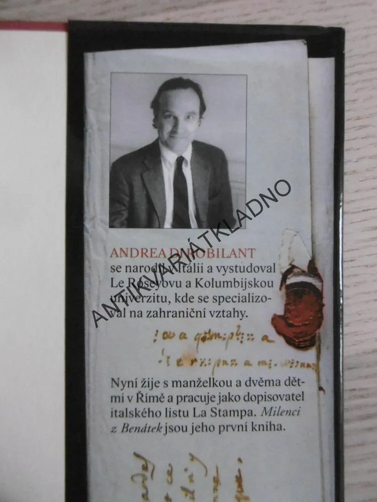 MILENCI Z BENÁTEK, ANDREA DI ROBILANT, **an