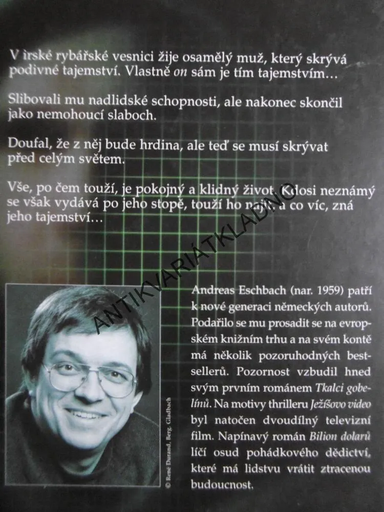 POSLEDNÍ SVÉHO DRUHU, ANDREAS ESCHBACH, **an
