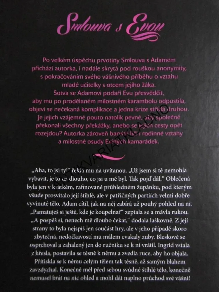 SMLOUVA S EVOU, ZKOUŠKA LÁSKY, JITKA VOLFOVÁ, **an