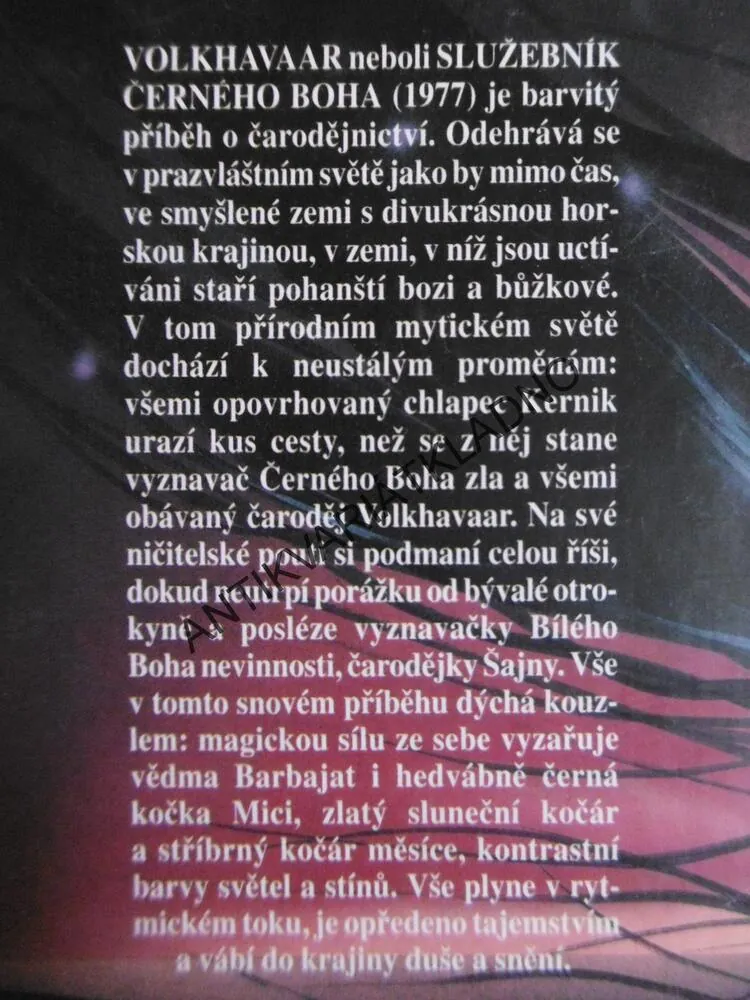 VOLKHAVAAR, SLUŽEBNÍK ČERNÉHO BOHA, TANITH LEE, **an