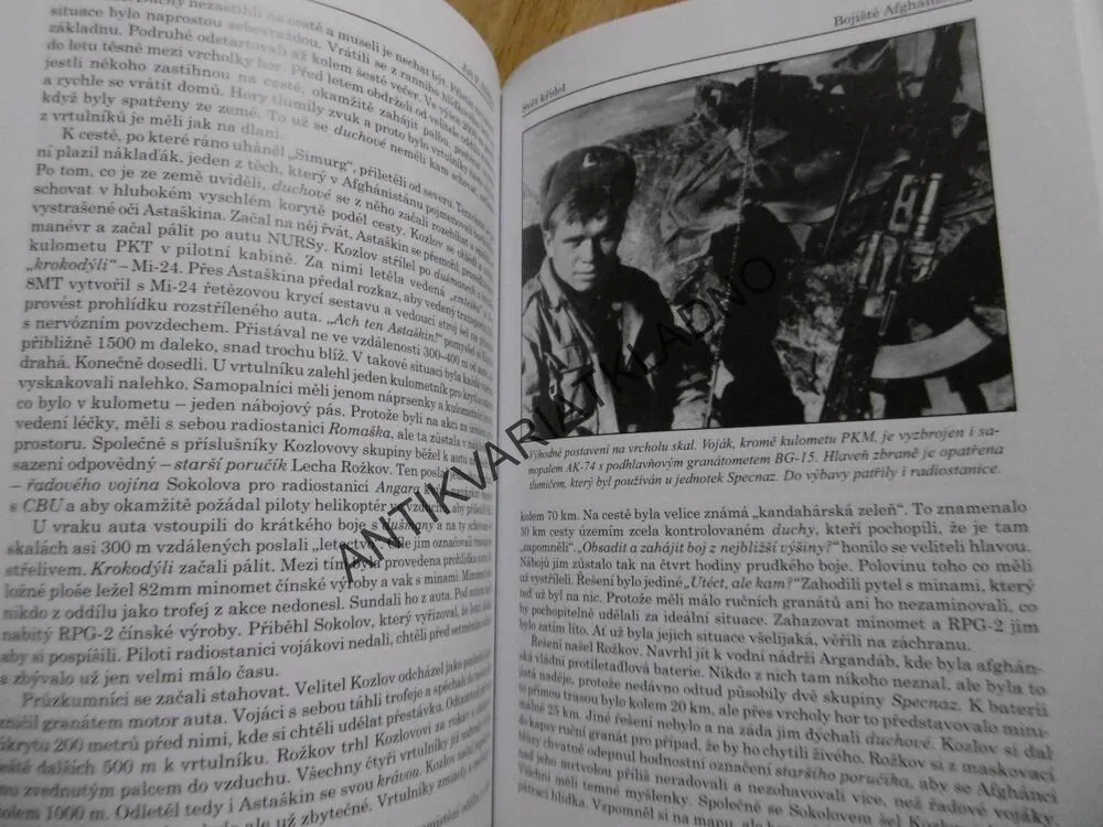 BOJIŠTĚ AFGÁNISTÁN, SOVĚTSKO-AFGÁNSKÝ KONFLIKT 1979-89
