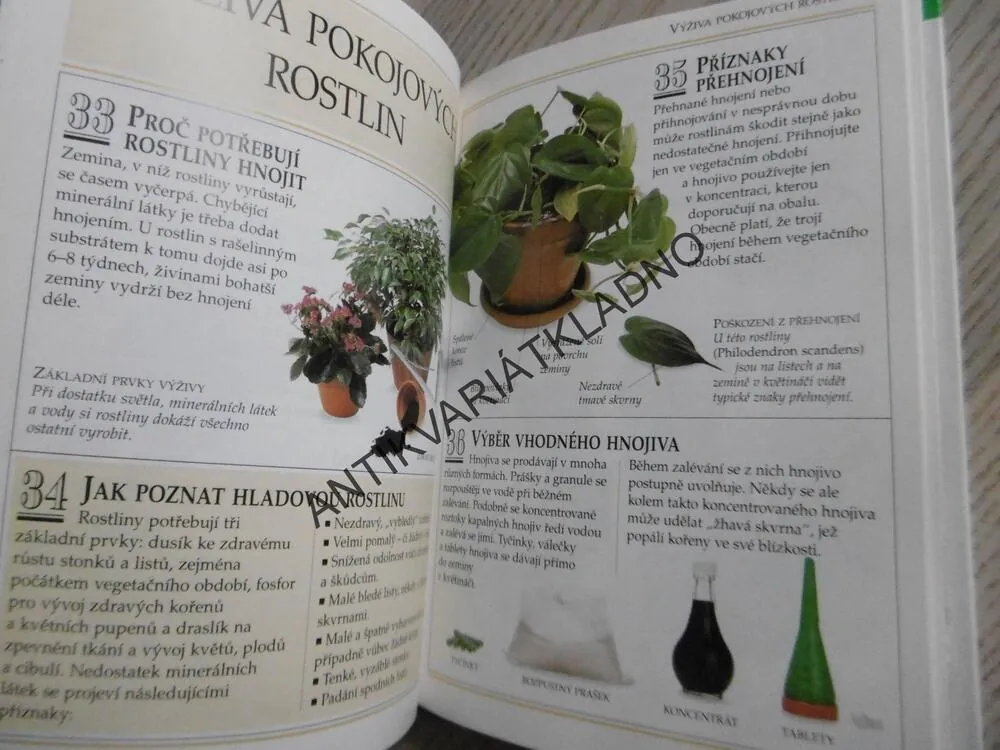 POKOJOVÉ ROSTLINY, 101 PRAKTICKÝCH RAD, tvrdá vazba, **an