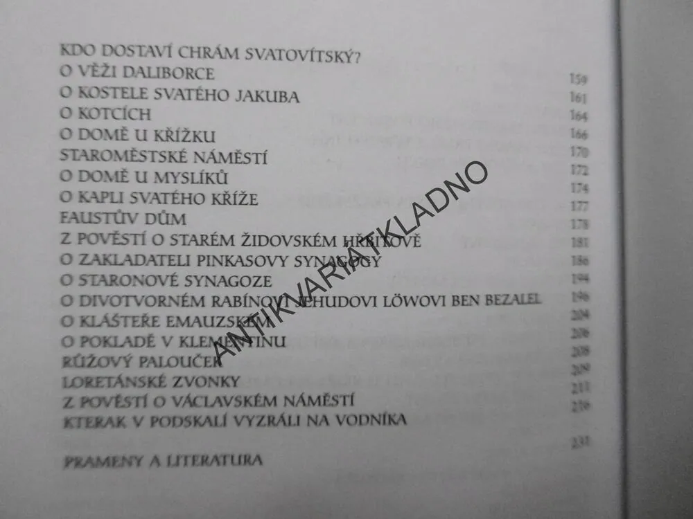 TAJEMNÉ POVĚSTI ČESKÉ, BŘETISLAV NIKL, **an