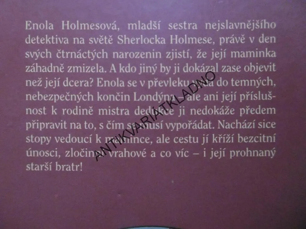 PŘÍPAD POHŘEŠOVANÉHO MARKÝZE, NANCY SPRINGEROVÁ, **an