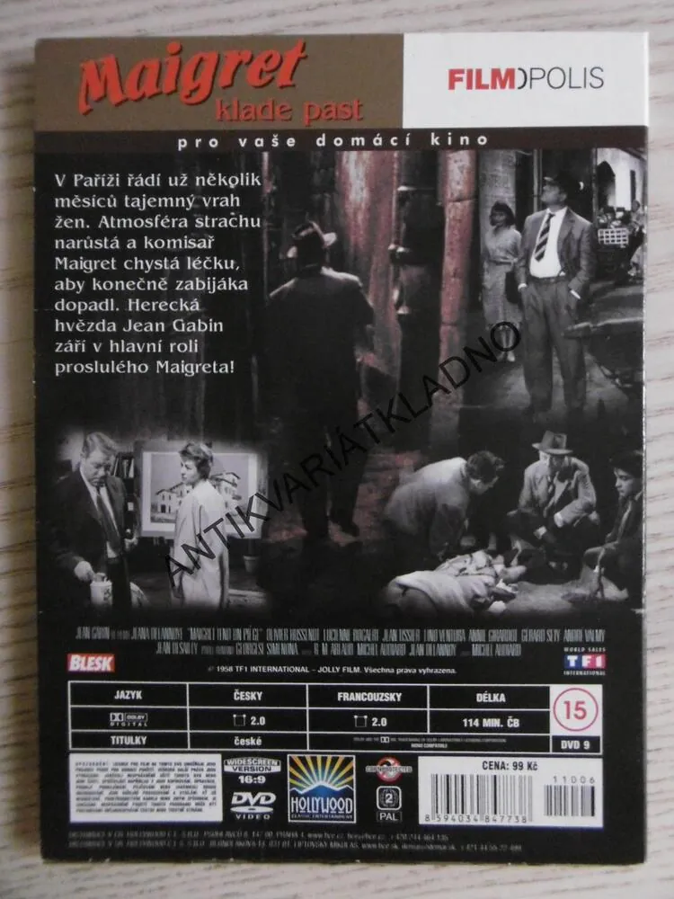 MAIGRET KLADE PAST, DVD FILM