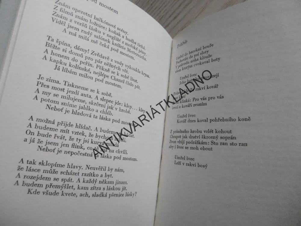 LÁSKA POD MOSTEM, JOSEF HANZLÍK, **an