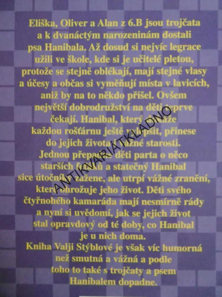 ELI, OLI, AL A PES HANIBAL, VALJA STÝBLOVÁ, **an