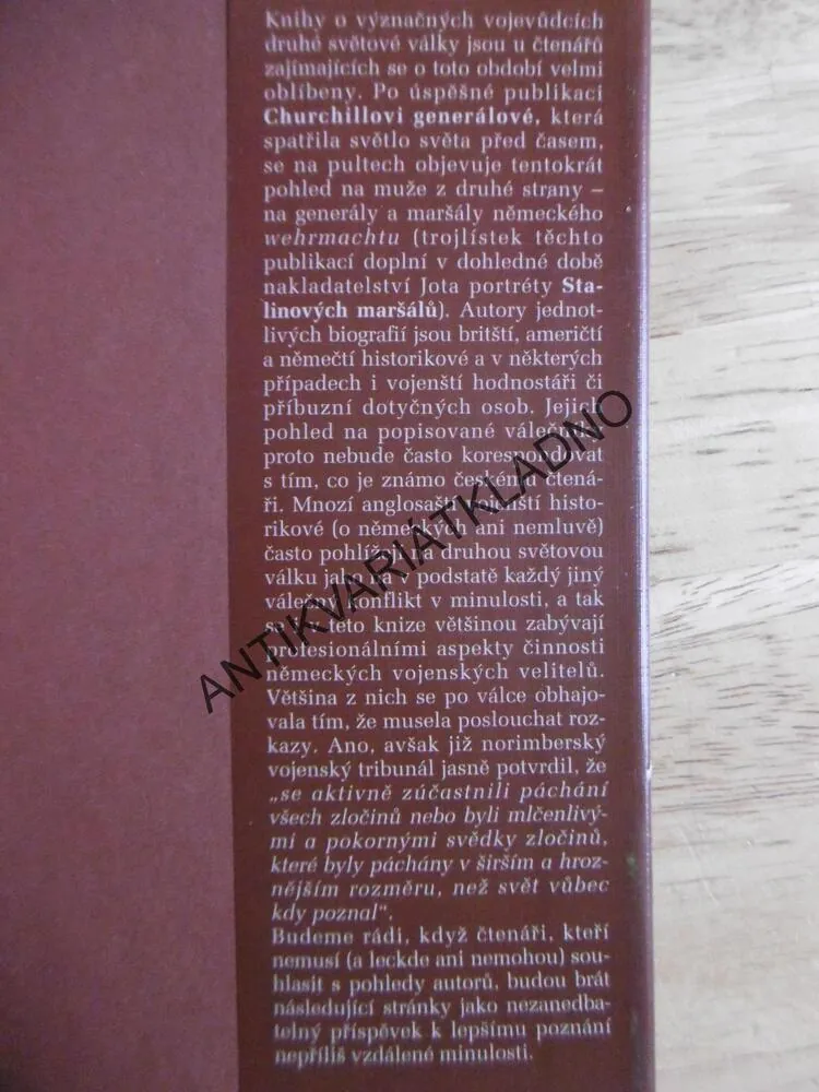 HITLEROVI GENERÁLOVÉ, BARNETT, NĚMECKO, 3. ŘÍŠE, VÁLKA, **an