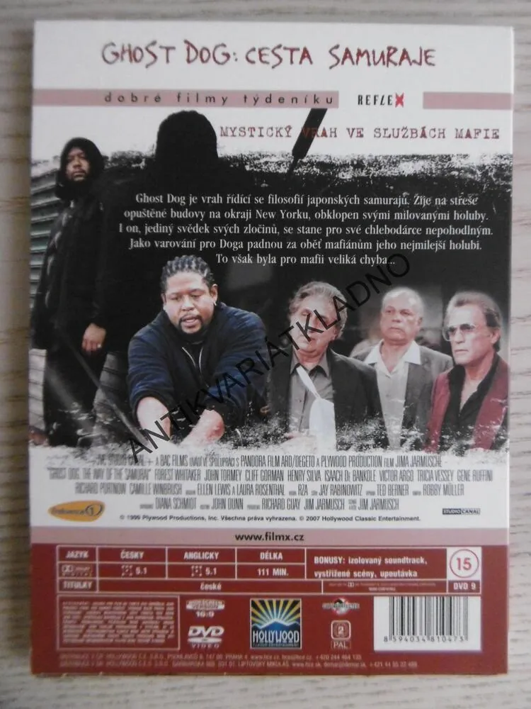 GHOST DOG: CESTA SAMURAJE, DVD FILM