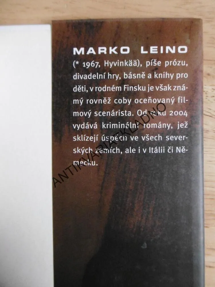 PAST, MARKO LEINO, FINSKÝ THRILLER, **an