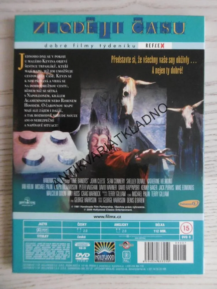 ZLODĚJI ČASU, DVD FILM