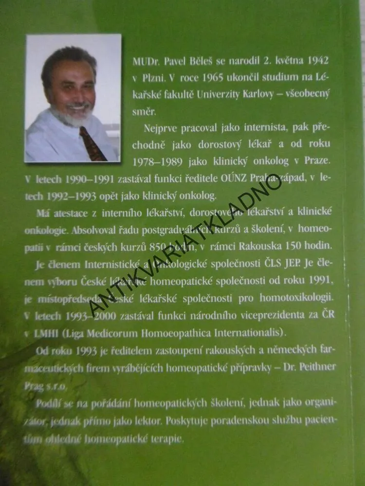 HOMEOPATIE V PRAXI, DOMÁCÍ LÉKÁRNA, PAVEL BĚLEŠ, **an