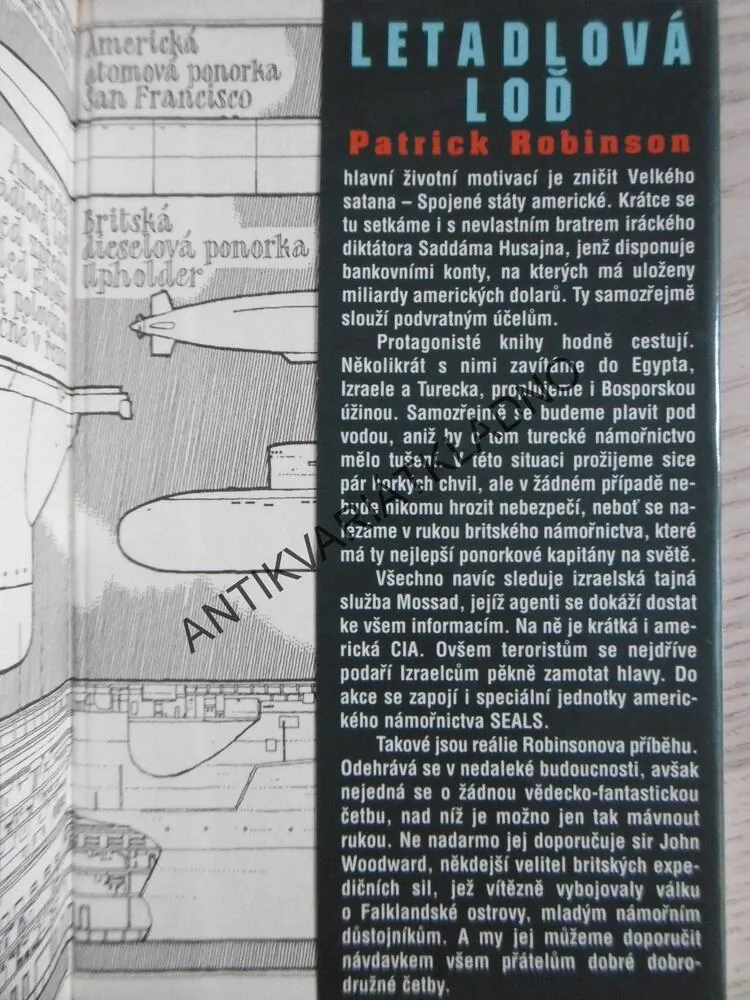 LETADLOVÁ LOĎ, PATRICK ROBINSON, **an