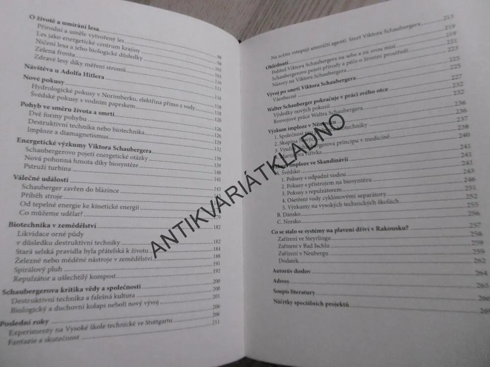 VIKTOR SCHAUBERGER A TAJEMSTVÍ ŽIVÉ VODY, OLOF ALEXANDERSON, **an