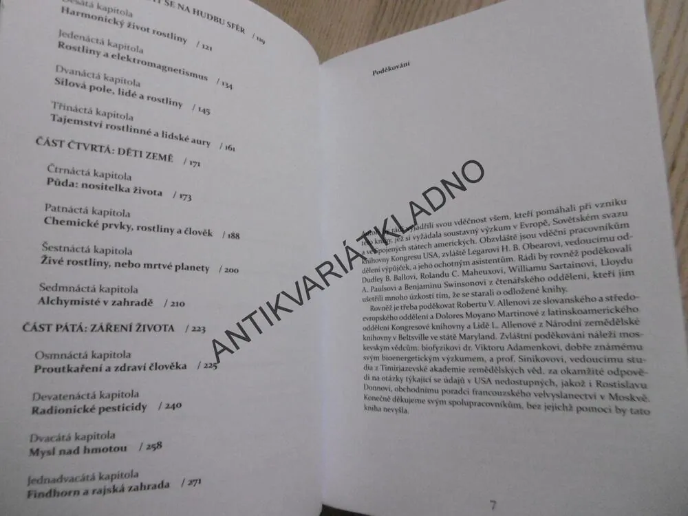 TAJNÝ ŽIVOT ROSTLIN, PETER TOMPKINS, CHRISTOPHER BIRD, **an