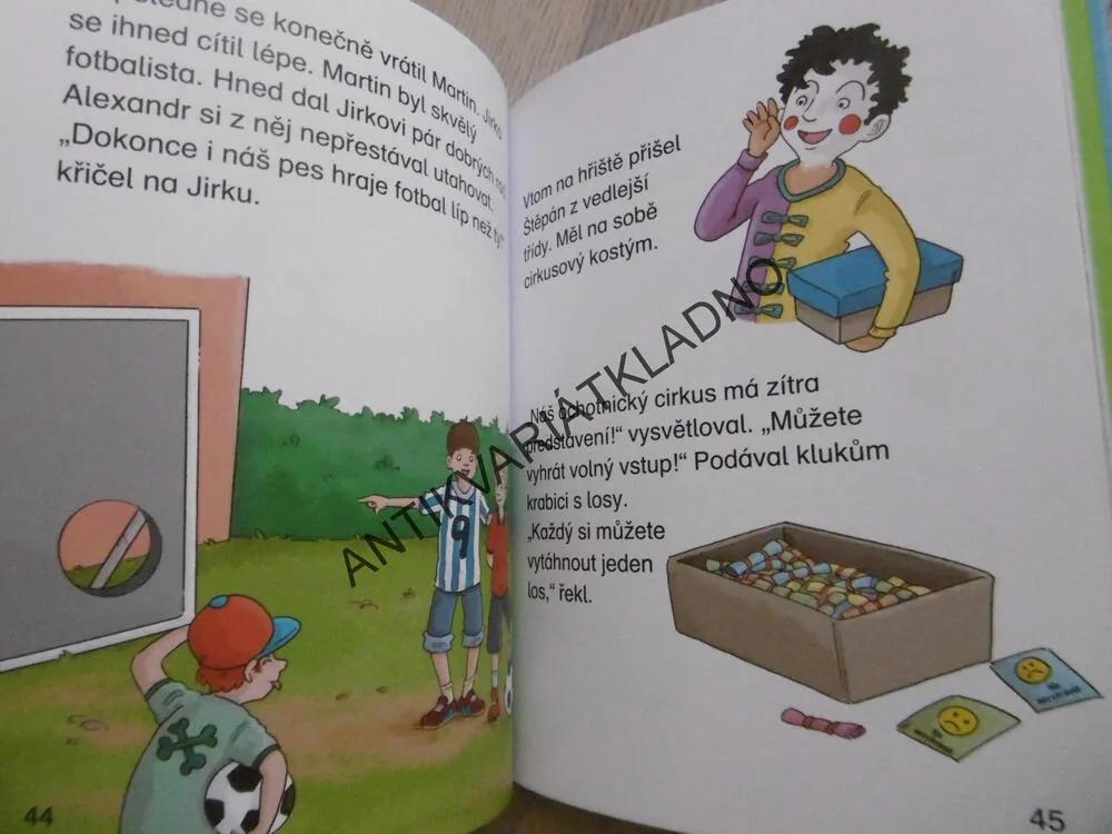 PŘÍBĚHY NA PROCVIČOVÁNÍ ČTENÍ, 2. TŘÍDA, **an