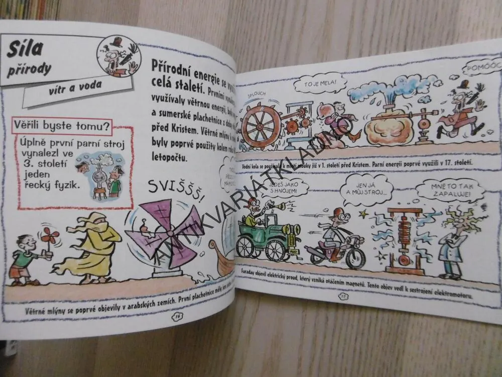 VELKÉ VYNÁLEZY, ZÁBAVNÁ FAKTA, **an