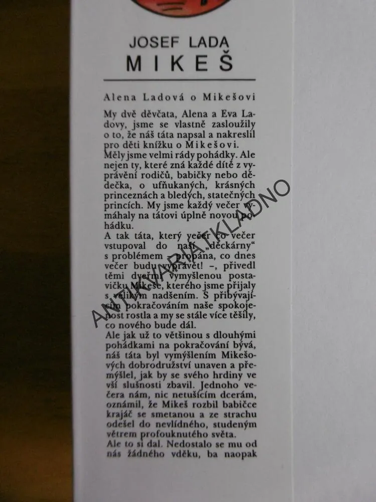 MIKEŠ, KOCOUR, JOSEF LADA, 2000, **an
