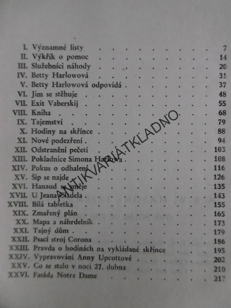 TAJEMSTVÍ ŠÍPU, A. E. W. MASON, **an