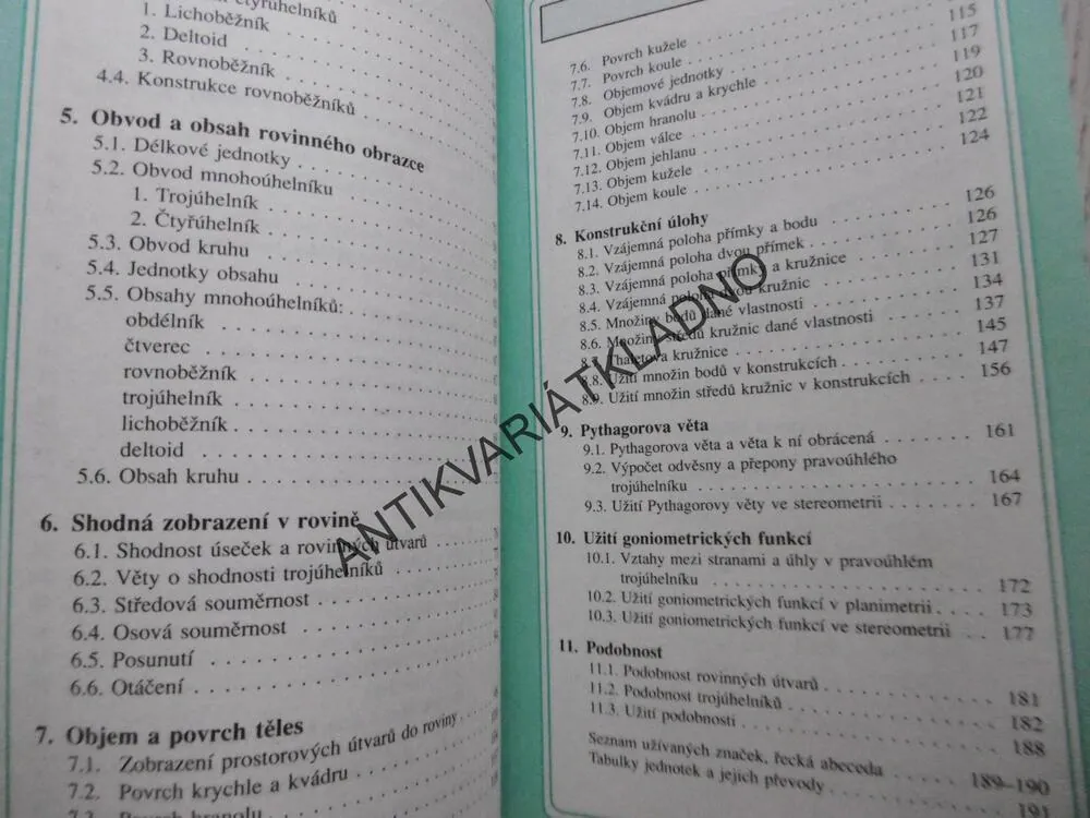 GEOMETRIE PRO 5. - 9. ROČNÍK ZŠ A VÍCELETÁ GYMNÁZIA, JAN SLOUKA