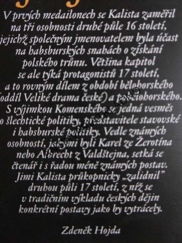 ČECHOVÉ, KTEŘÍ TVOŘILI DĚJINY SVĚTA, ZDENĚK KALISTA, **an