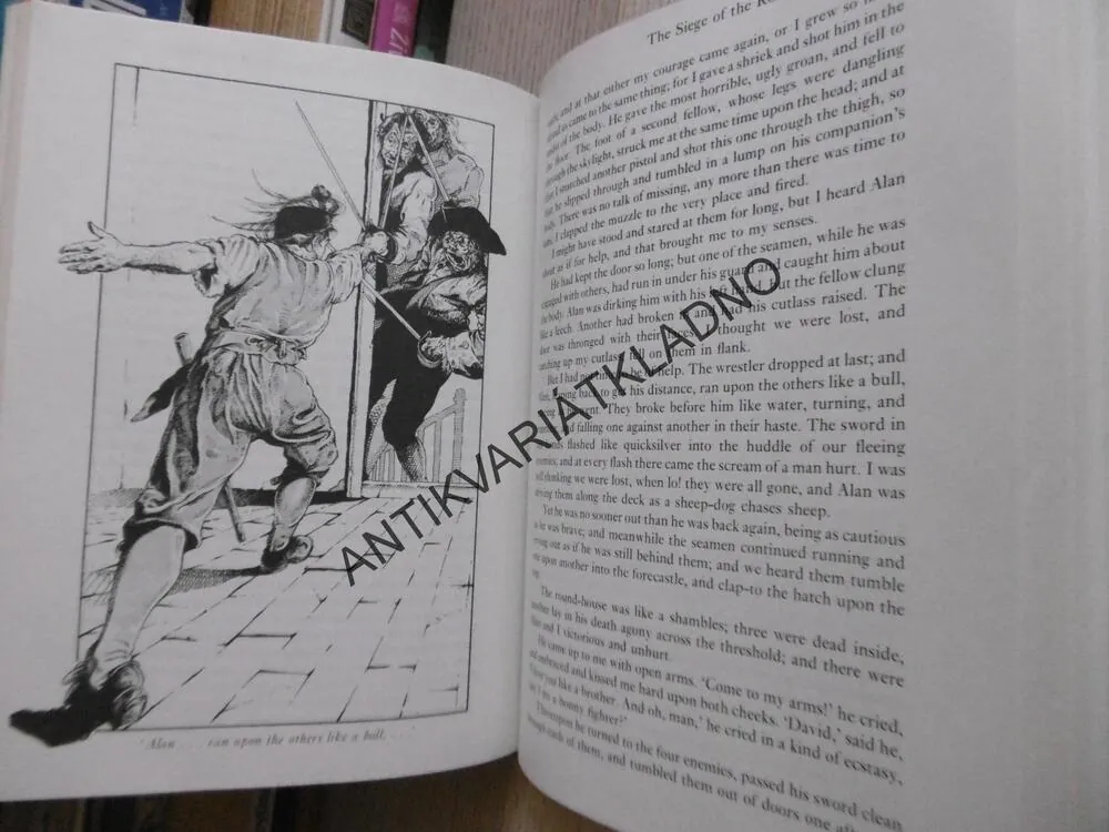 TREASURE ISLAND, KIDNAPPED, THE BLACK ARROW, R. L. STEVENSON, ANGLICKY, **an