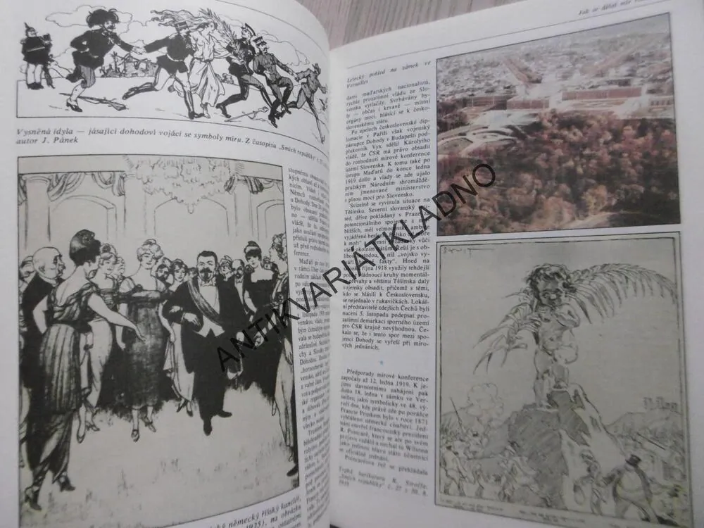 JAK SE DĚLAL MÍR V ROCE 1919, ČESKOSLOVENSKO NA KONFERENCI VE VERSAILLES, ANTONÍN KLIMEK, SLOVO K HISTORII