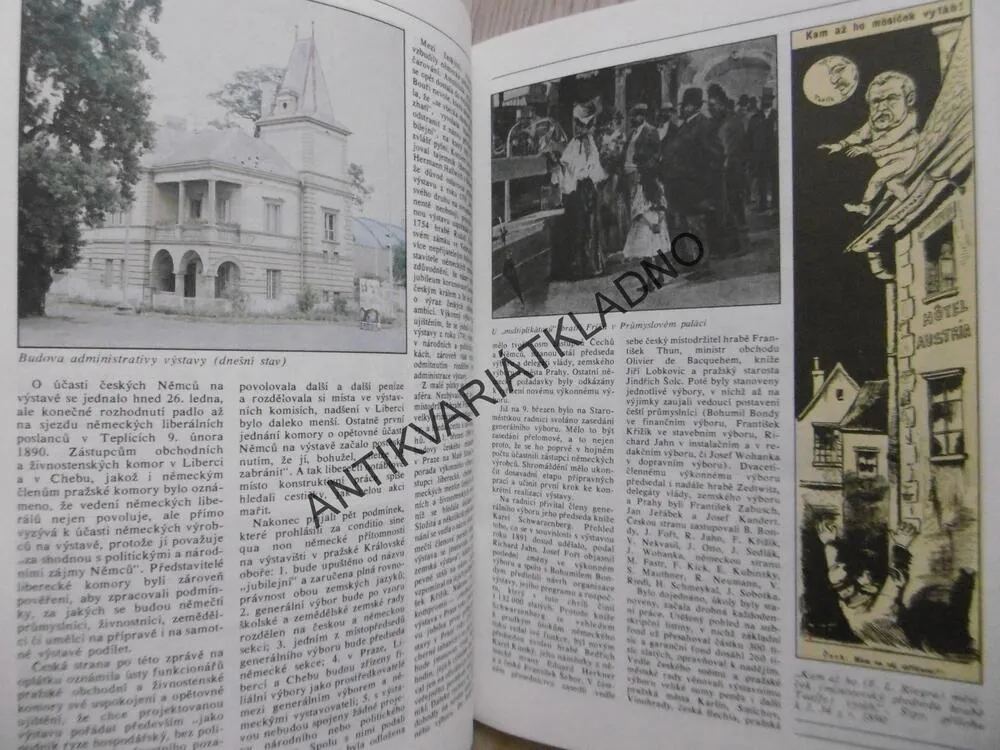 JUBILEJNÍ VÝSTAVA 1891, FRANTIŠEK KOLÁŘ, MILAN HLAVAČKA, SLOVO K HISTORII