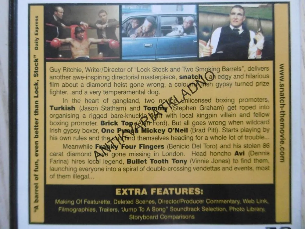 SNATCH, DVD FILM