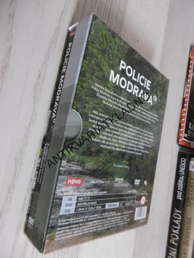 POLICIE MODRAVA, KOMPLETNÍ PRVNÍ A DRUHÁ ŘADA, 9 DVD VČETNĚ BONUSŮ