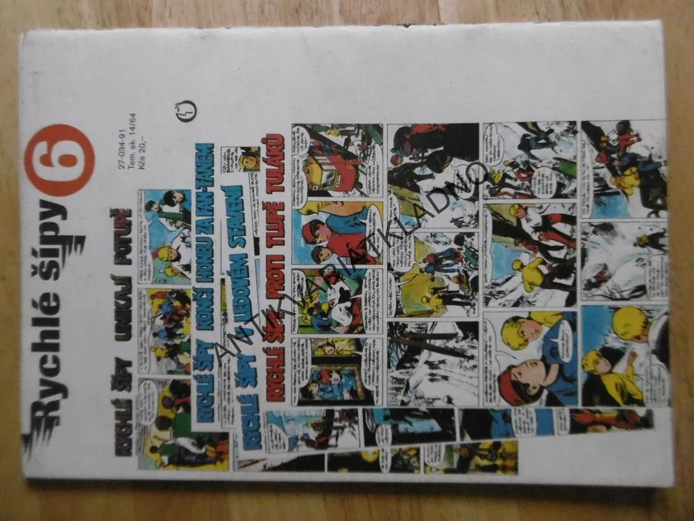 RYCHLÉ ŠÍPY,6., FOGLAR, FISCHER, KOMIKS, 1991