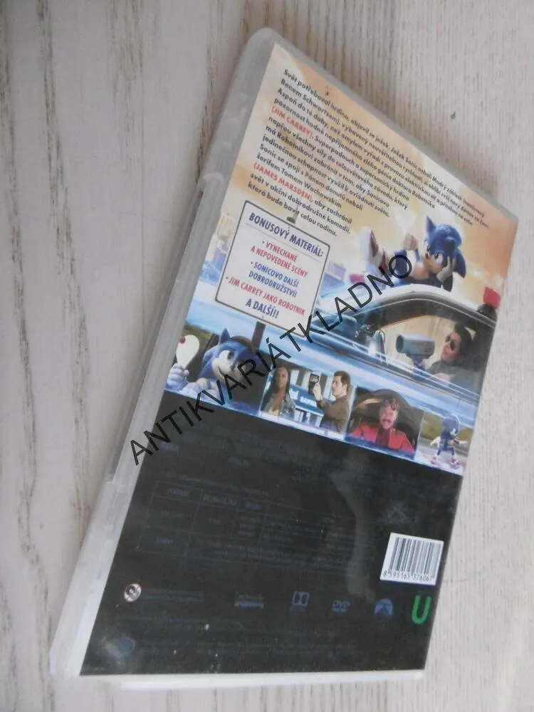 JEŽEK SONIC, DVD FILM