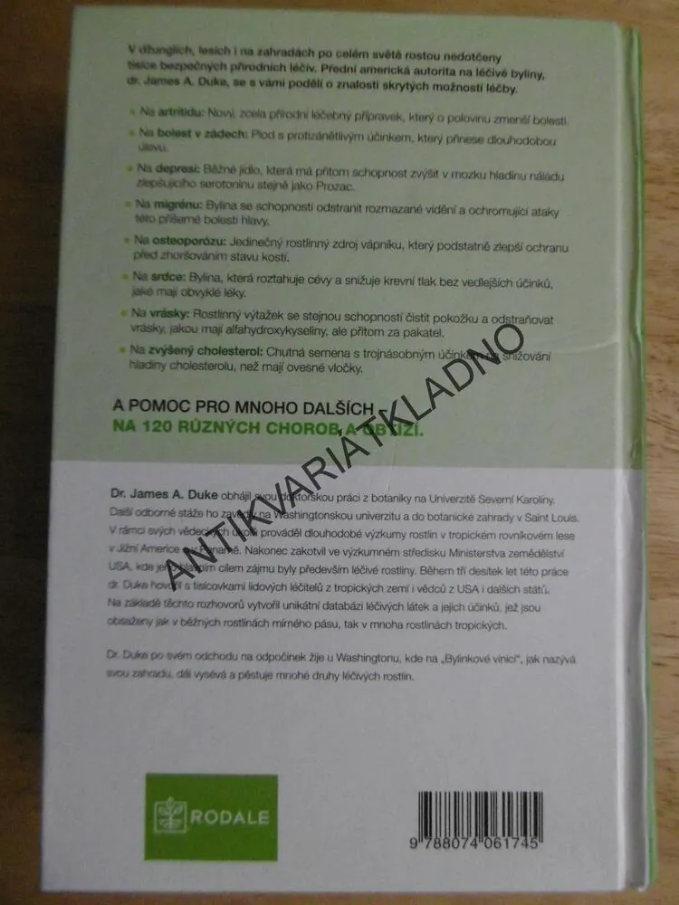 ZELENÁ LÉKÁRNA, BYLINKY, RECEPTY, HERBÁŘ