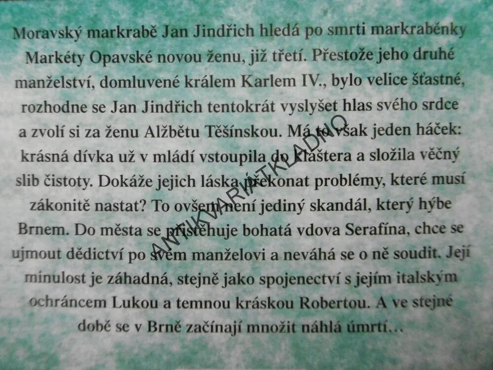 JEPTIŠKA PRO MARKRABĚTE, NAĎA HORÁKOVÁ, **an