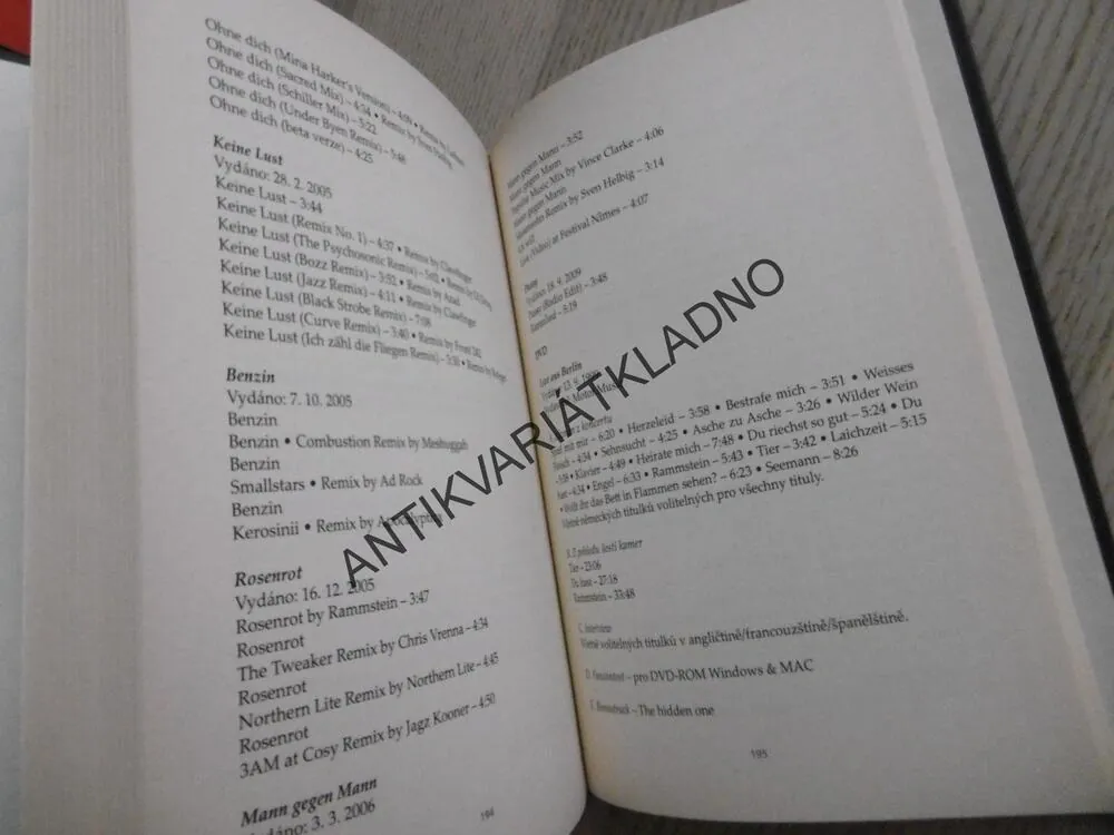 DOKUD SRDCE PLANE, NEOFICIÁLNÍ BIOGRAFIE SKUPINY RAMMSTEIN, MICHAEL FUCHS-GAMBÖCK, THORSTEN SCHATZ