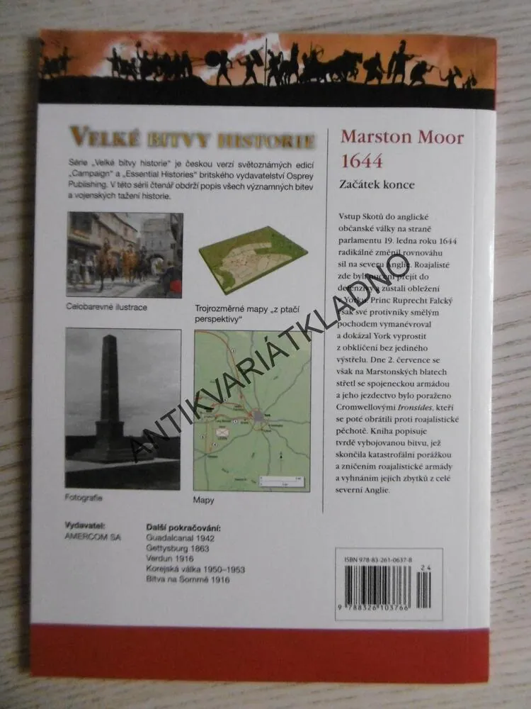 MARSTON MOOR 1644, VELKÉ BITVY HISTORIE 24, VÁLKA, **an