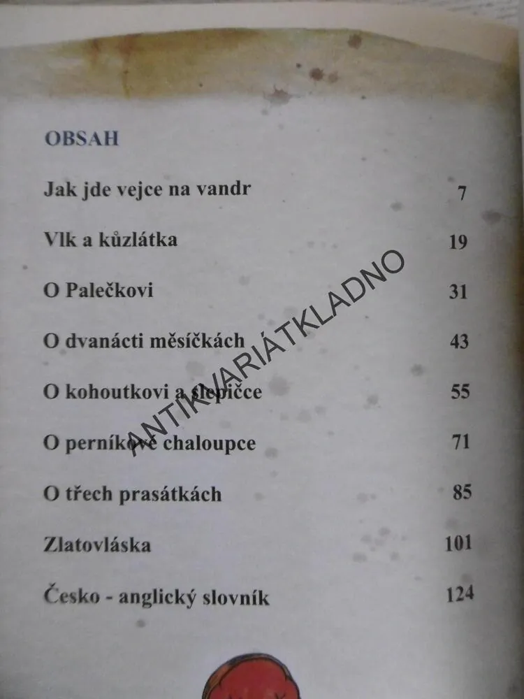 ČESKO-ANGLICKÉ POHÁDKY, **an