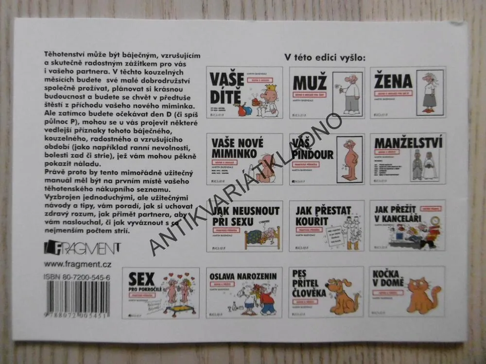TĚHOTENSTVÍ, NÁVOD K PŘEŽITÍ, MARTIN BAXENDALE