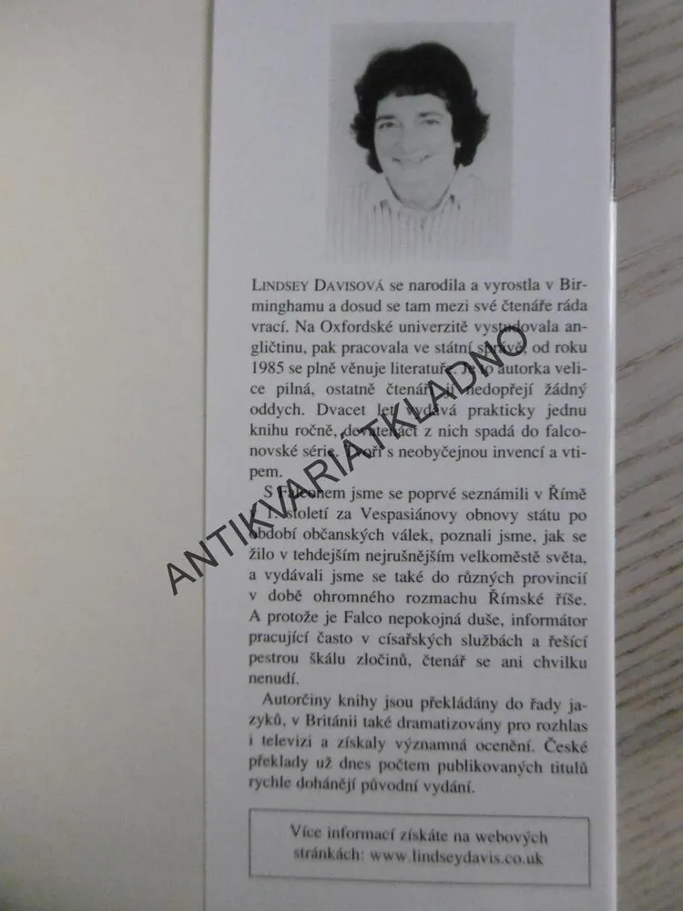 JUPITERŮV MÝTUS, LINDSEY DAVISOVÁ, **an