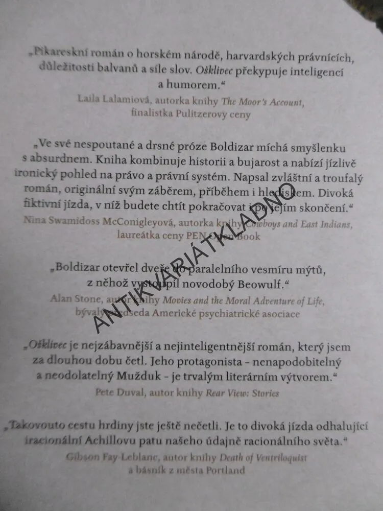 OŠKLIVEC, ALEXANDER BOLDIZAR, **an