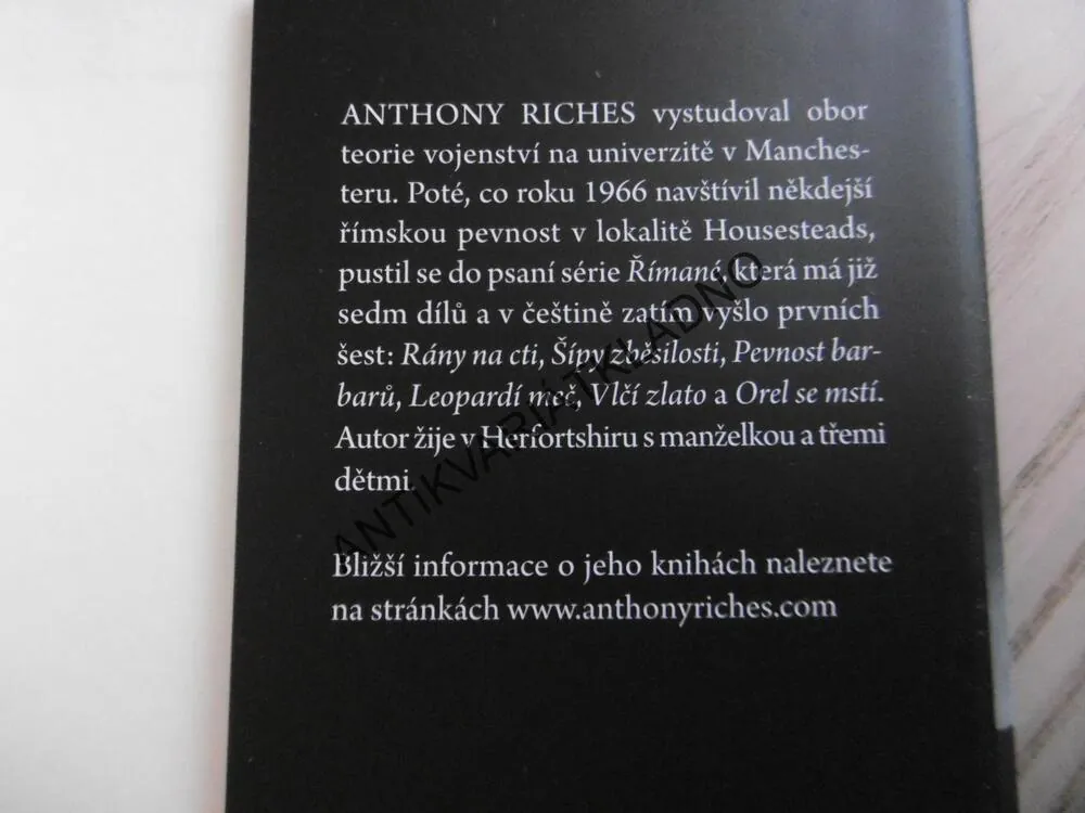 ŘÍMANÉ, OREL SE MSTÍ, ANTHONY RICHES, **an