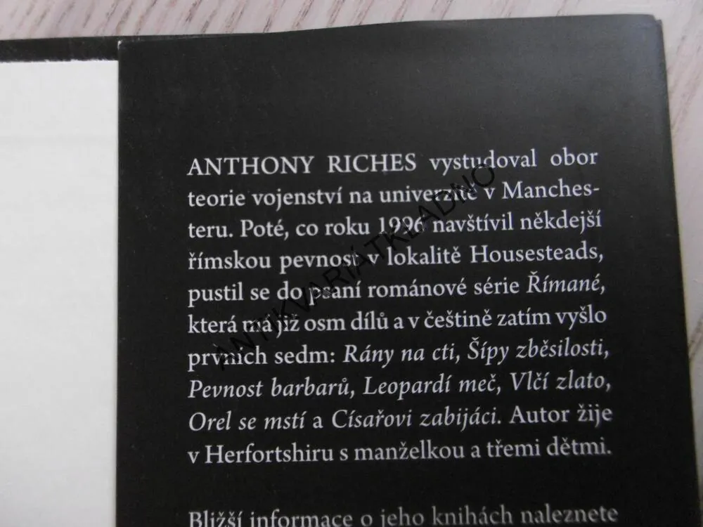 ŘÍMANÉ, CÍSAŘOVI ZABIJÁCI, ANTHONY RICHES, **an