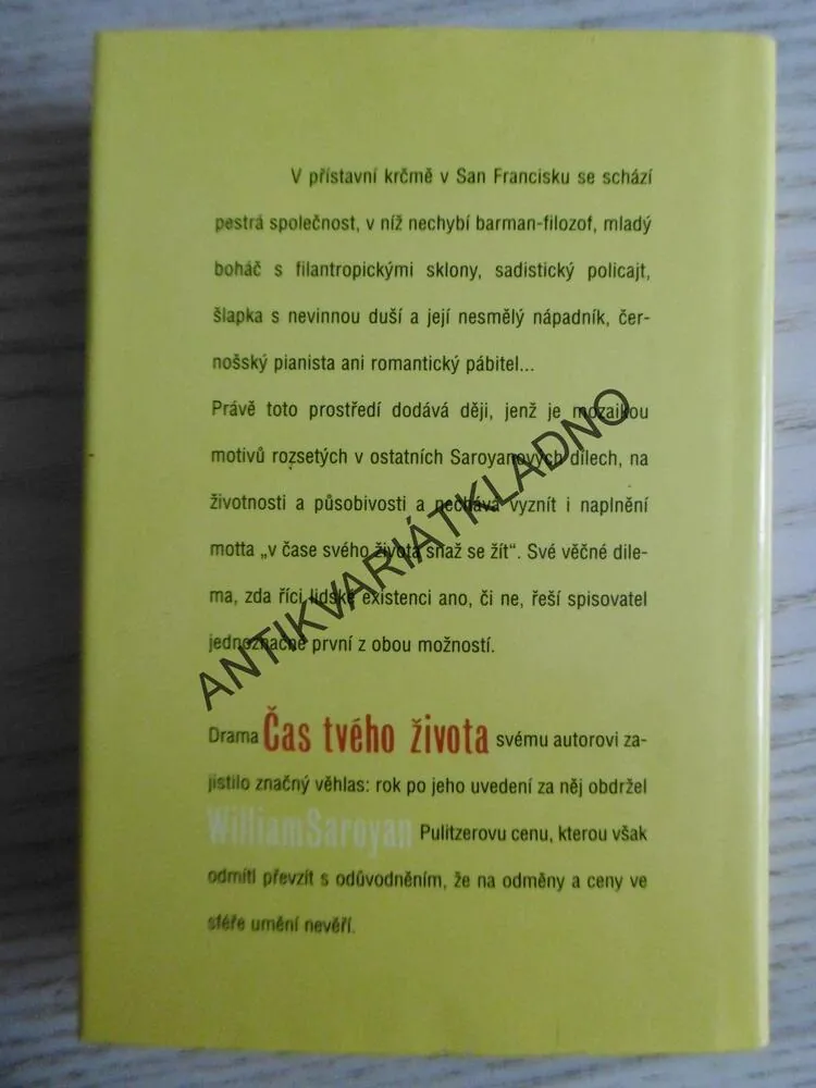 ČAS TVÉHO ŽIVOTA, WILLIAM SAROYAN, **an